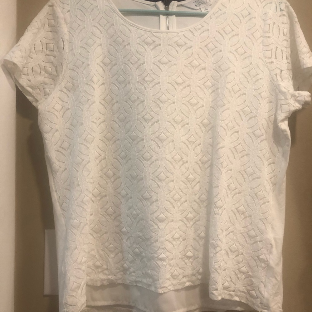 White lace top